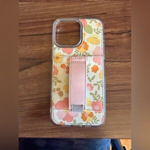 Walli Retro Floral Phone Case w/ Strap (Fits iPhone 14 Pro Max)